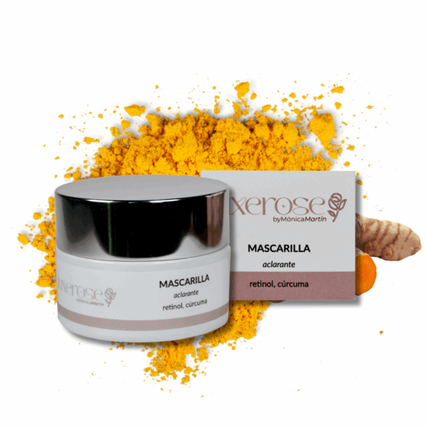 Mascarilla Aclarante – Retinol y Cúrcuma (50 ml) - Imagen 2